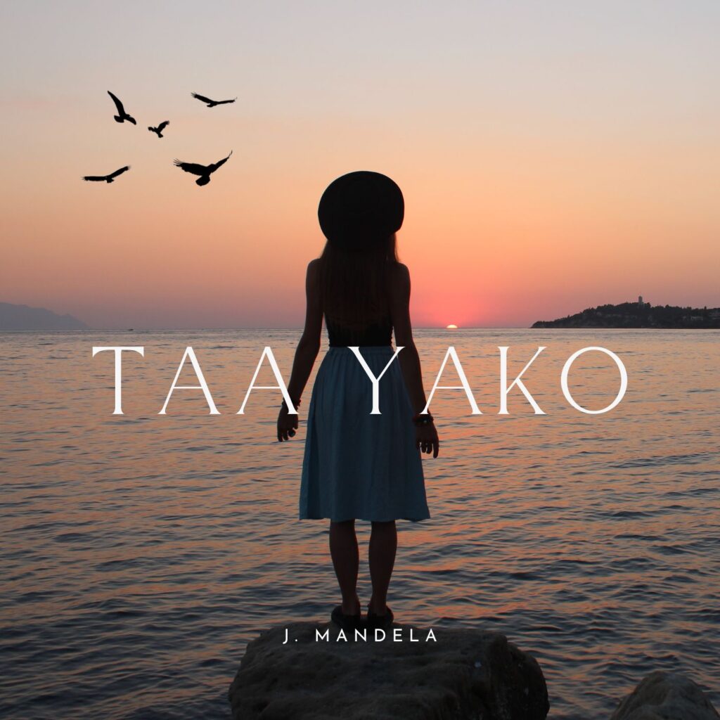 orange and white minimalist music album cover